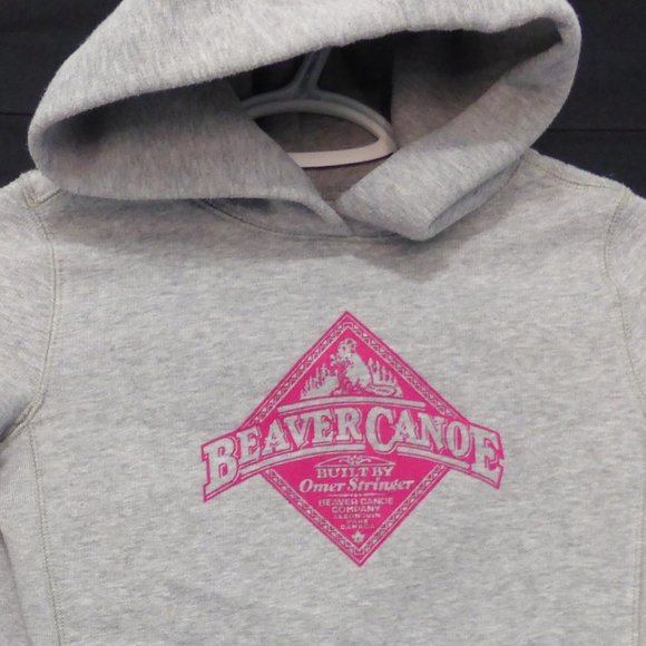 BEAVER CANOE, medium, grey sweatshirt, hoodie